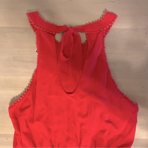 Red Romper Halter Neck - L - Picture 4 of 5
